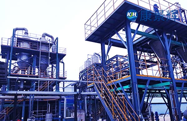 處理量1t/h氯化鈉雙效蒸發(fā)器