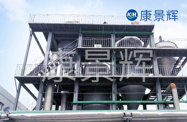 青島康景輝三效蒸發(fā)器有熱堿水、熱水、清水三種清洗功能
